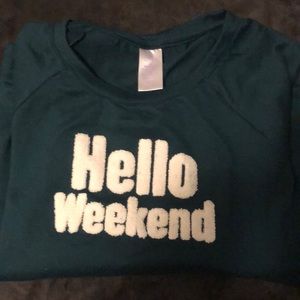 Long sleeve sleep top